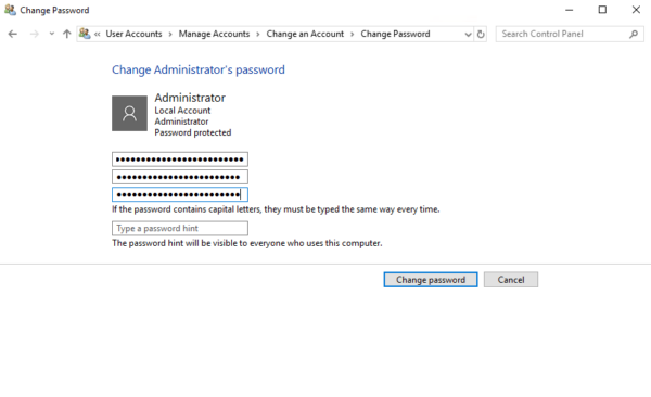 How To Change User Password in Windows Server 2019 – TecAdmin