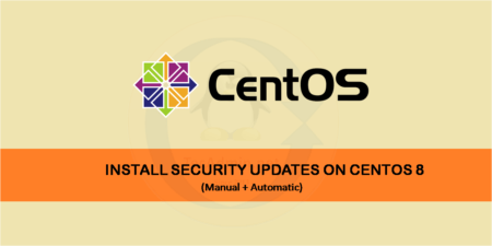 Installing Security Updates on CentOS 8