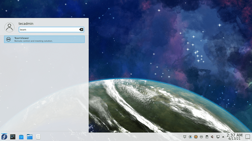 How To Install TeamViewer on Fedora 36 35 34   TecAdmin - 11