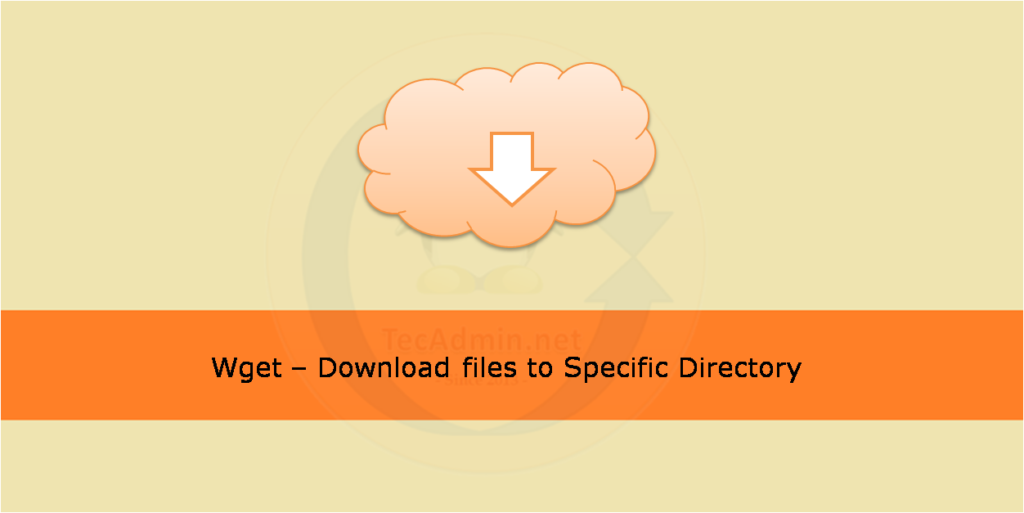 Wget - Download files to Specific Directory
