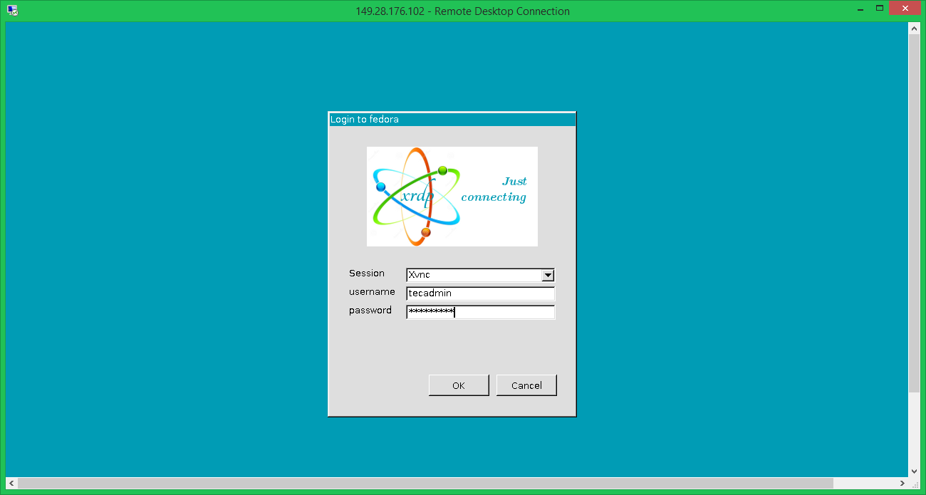 How To Install XRDP  Remote Desktop  on Fedora   TecAdmin - 90