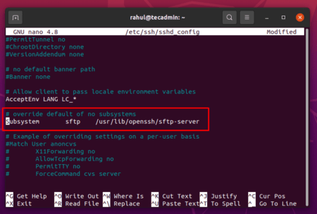 How To Create SFTP User for a Web Server Document Root – TecAdmin