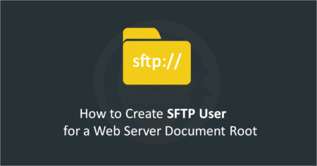 Create SFTP User for a Web Server Document Root