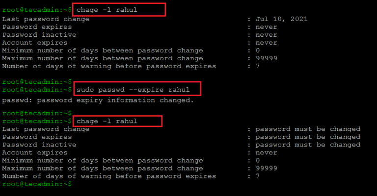 how-to-force-user-to-change-password-at-next-login-in-linux-tecadmin