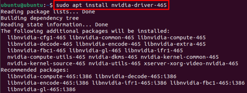 Install Nvidia on Ubuntu with PPA