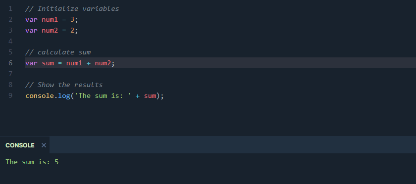 JavaScript Program to Add Two Numbers   TecAdmin - 13