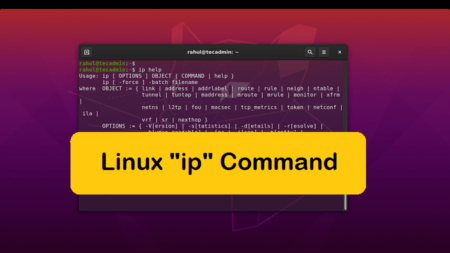 Linux ip command with useful examples