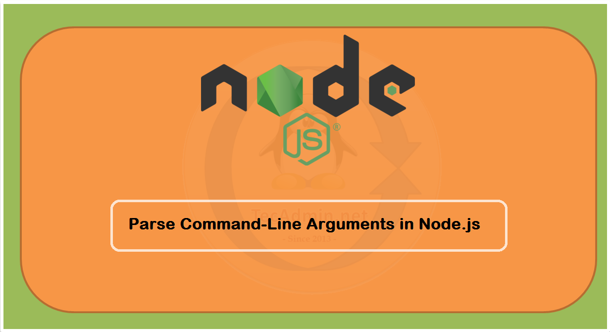 nodejs command line arguments