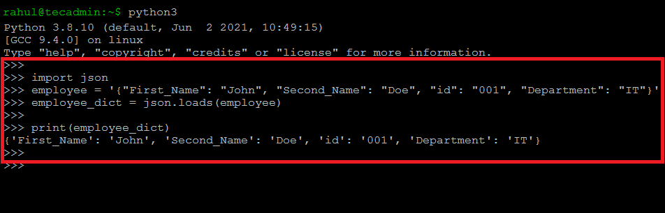 How to Read  Write   Parse JSON in Python   TecAdmin - 31