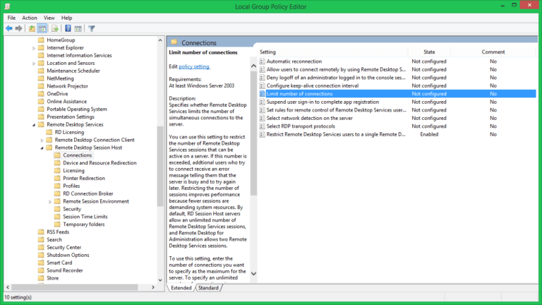 How To Enable Multiple RDP Sessions on Windows Server – TecAdmin