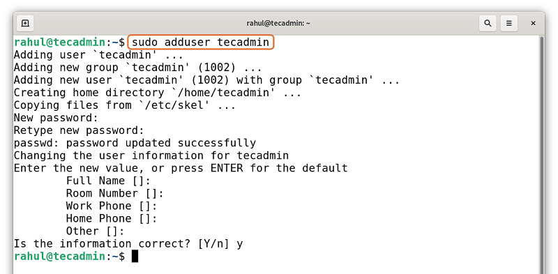 Create Sudo Account in Debian 11