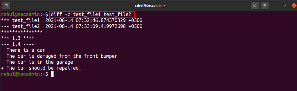 how-to-compare-two-files-in-linux-tecadmin