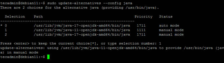 How To Install Java On Debian 11 – TecAdmin