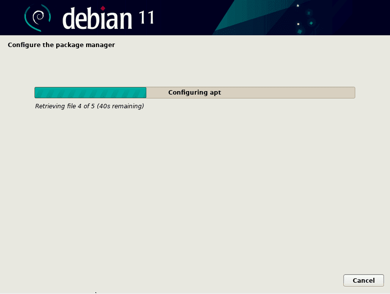 Wait for the Package Manager Configuration