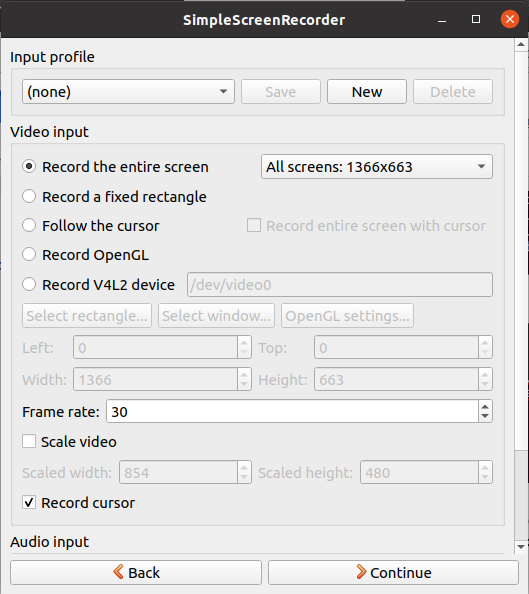 linux screen recorder