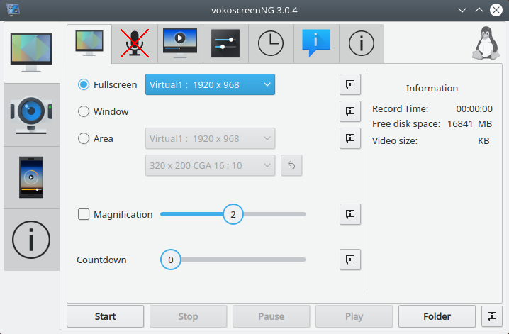 linux screen recorder