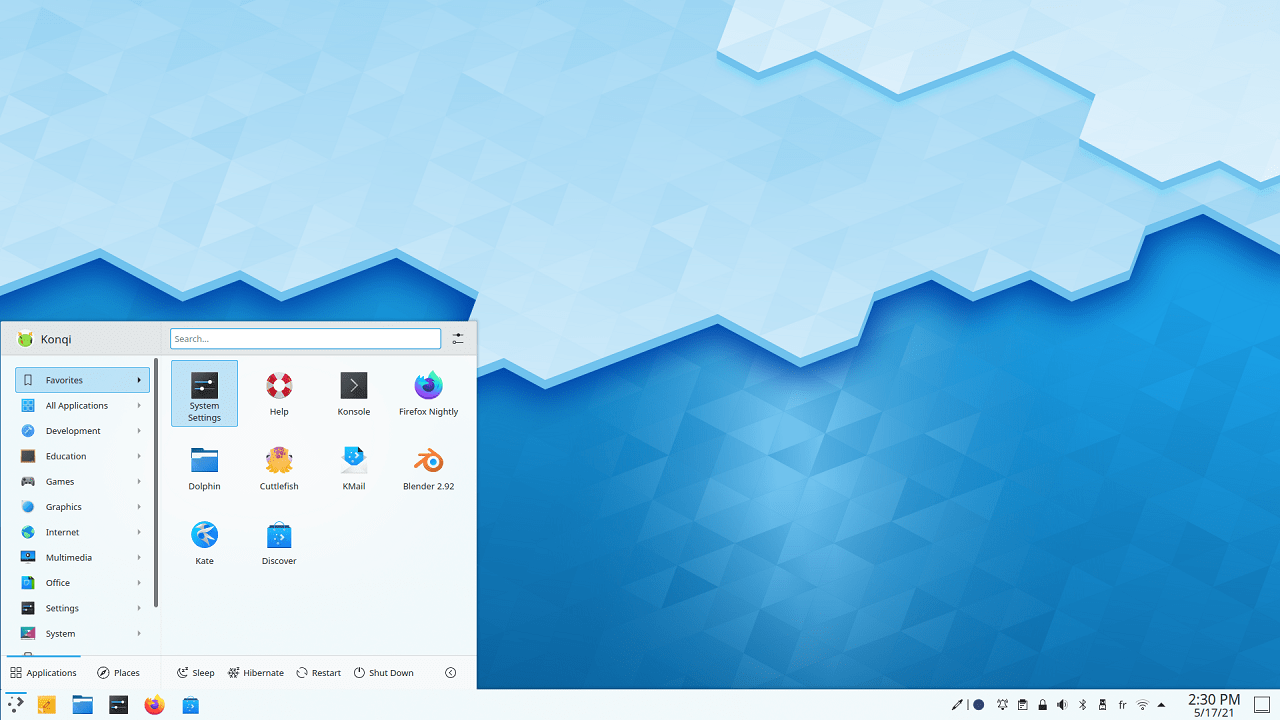 KDE -  A Linux Desktop Environment