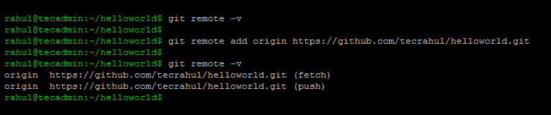How To Add a Git Remote Repository   TecAdmin - 17