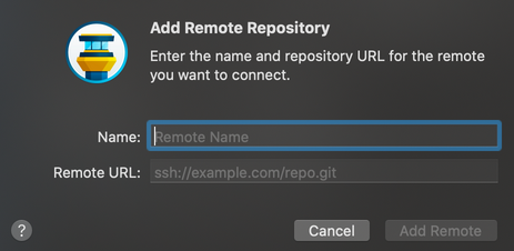 Tower: Git Add Remote Origin