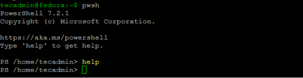 how-to-install-powershell-on-fedora-tecadmin