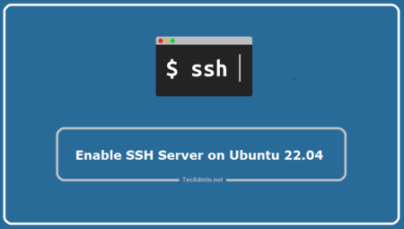 How to Enable SSH Server on Ubuntu 22.04