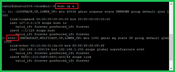 configuring-the-static-ipv4-address-on-ubuntu-using-netplan-tecadmin