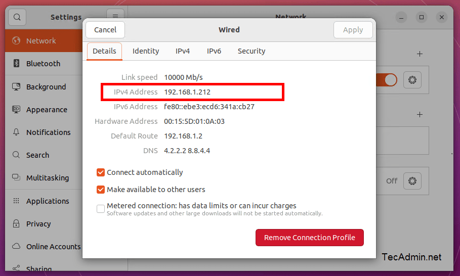 How to Check IP Address in Ubuntu 22.04