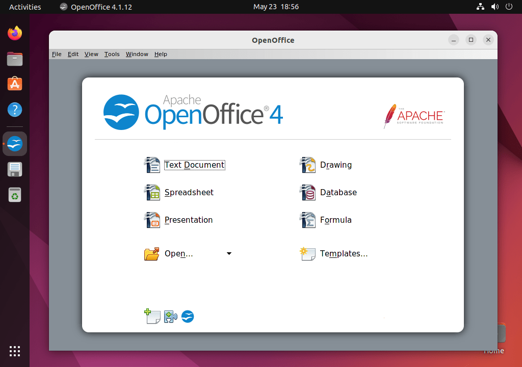 Installing OpenOffice on Ubuntu 22.04