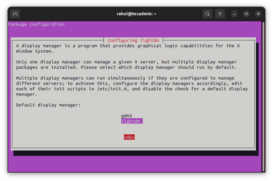 Installing LightDM on Ubuntu Desktop   TecAdmin - 29