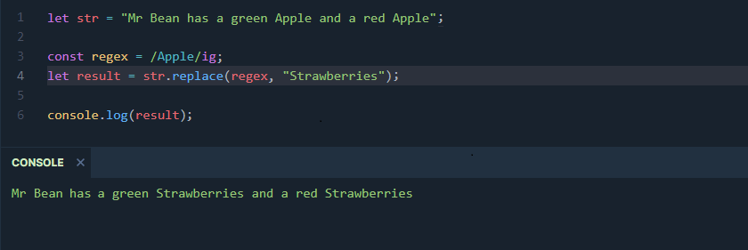 Javascript Replace String In Object