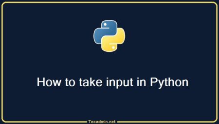 How to accept user input in Python