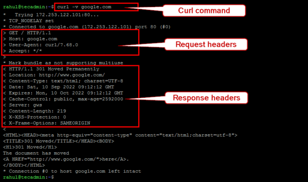 curl-how-to-display-request-headers-and-response-headers-tecadmin