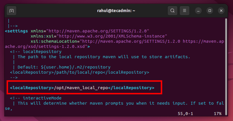 Where Is The Maven Local Repository? – TecAdmin