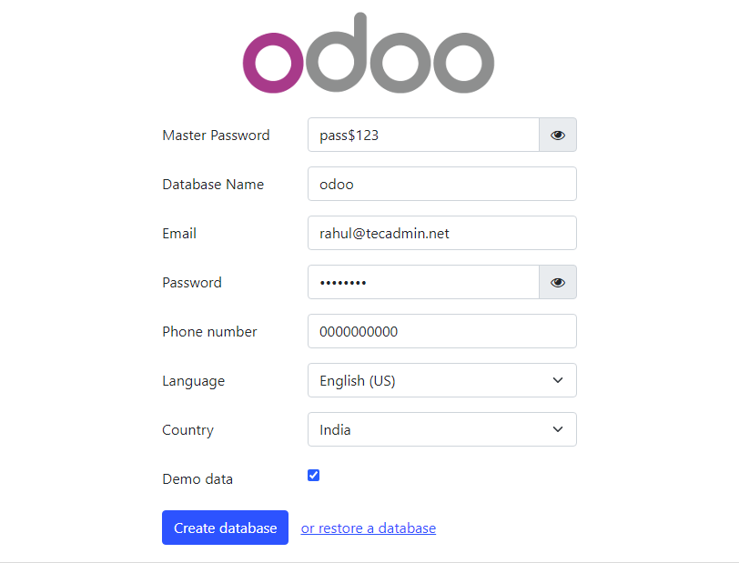 How To Install Odoo 16 on Ubuntu 22 04  Jammy    TecAdmin - 28