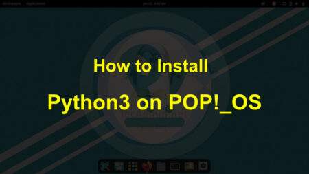 Installing Python3 on Pop!_OS