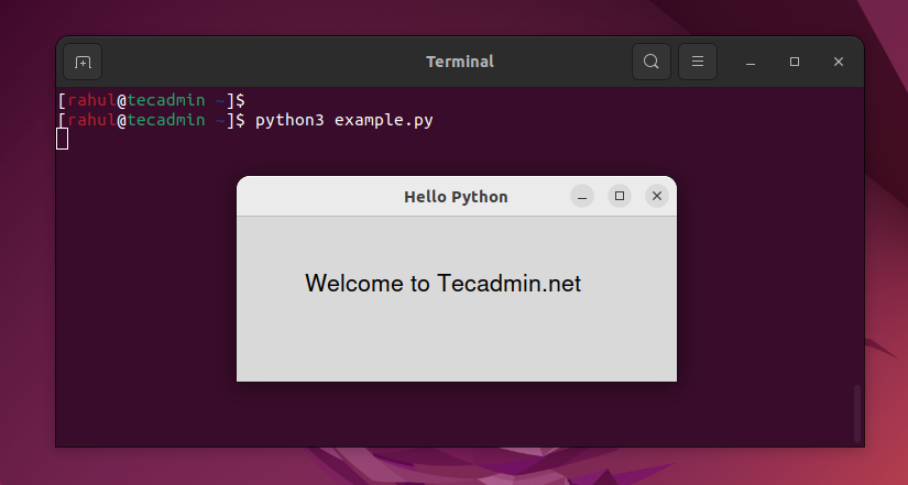 How to Install Python Tkinter on Linux