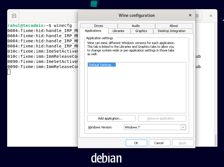 Installing Wine from Source on debian based systems