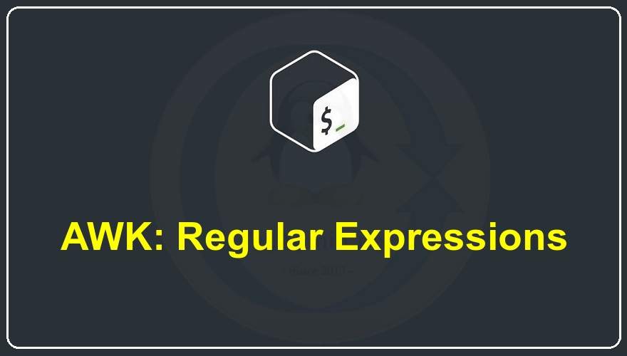 Using Regular Expressions In Awk TecAdmin