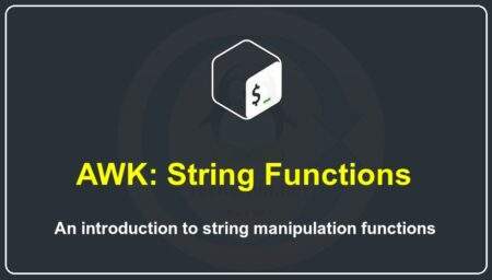 String manipulation functions in awk