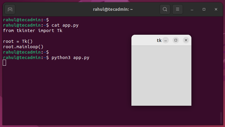 Python Guis Crafting Your First Tkinter Application Step By Step Tecadmin 0121