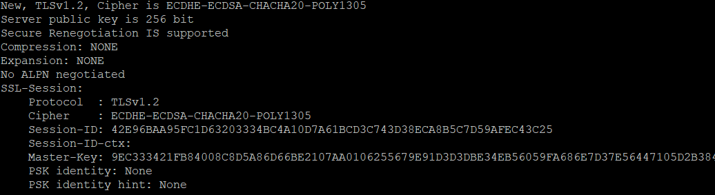 Verify TLS Version on Apache