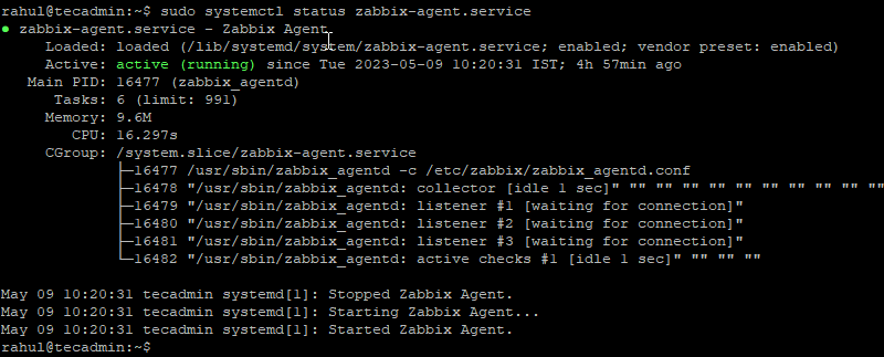 Installing Zabbix Agent  on Ubuntu 22.04