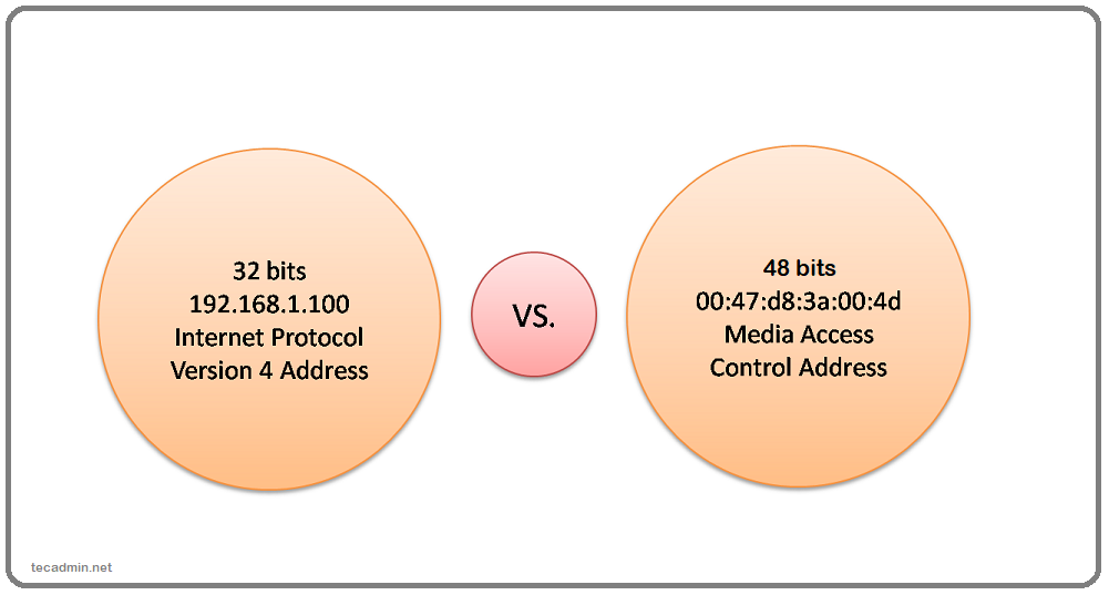 IP Address vs. MAC Address