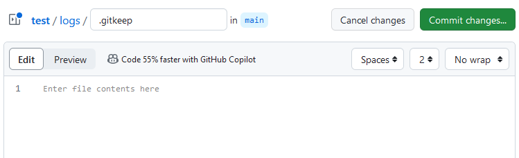 Creating Empty Directory on Github