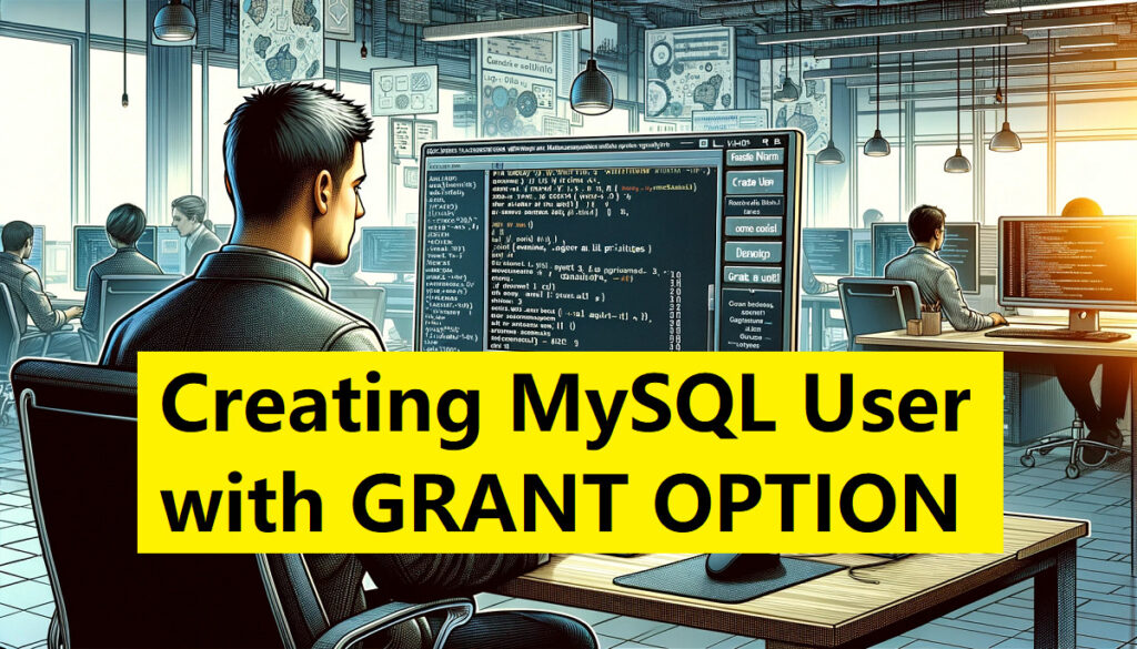 Creating MySQL User with GRANT OPTION