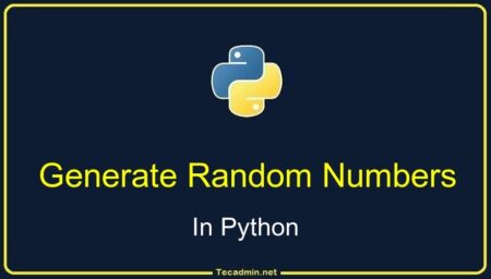 Generate Random Numbers in Python
