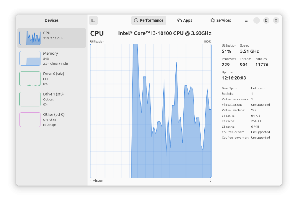 Running Mission Center on Ubuntu